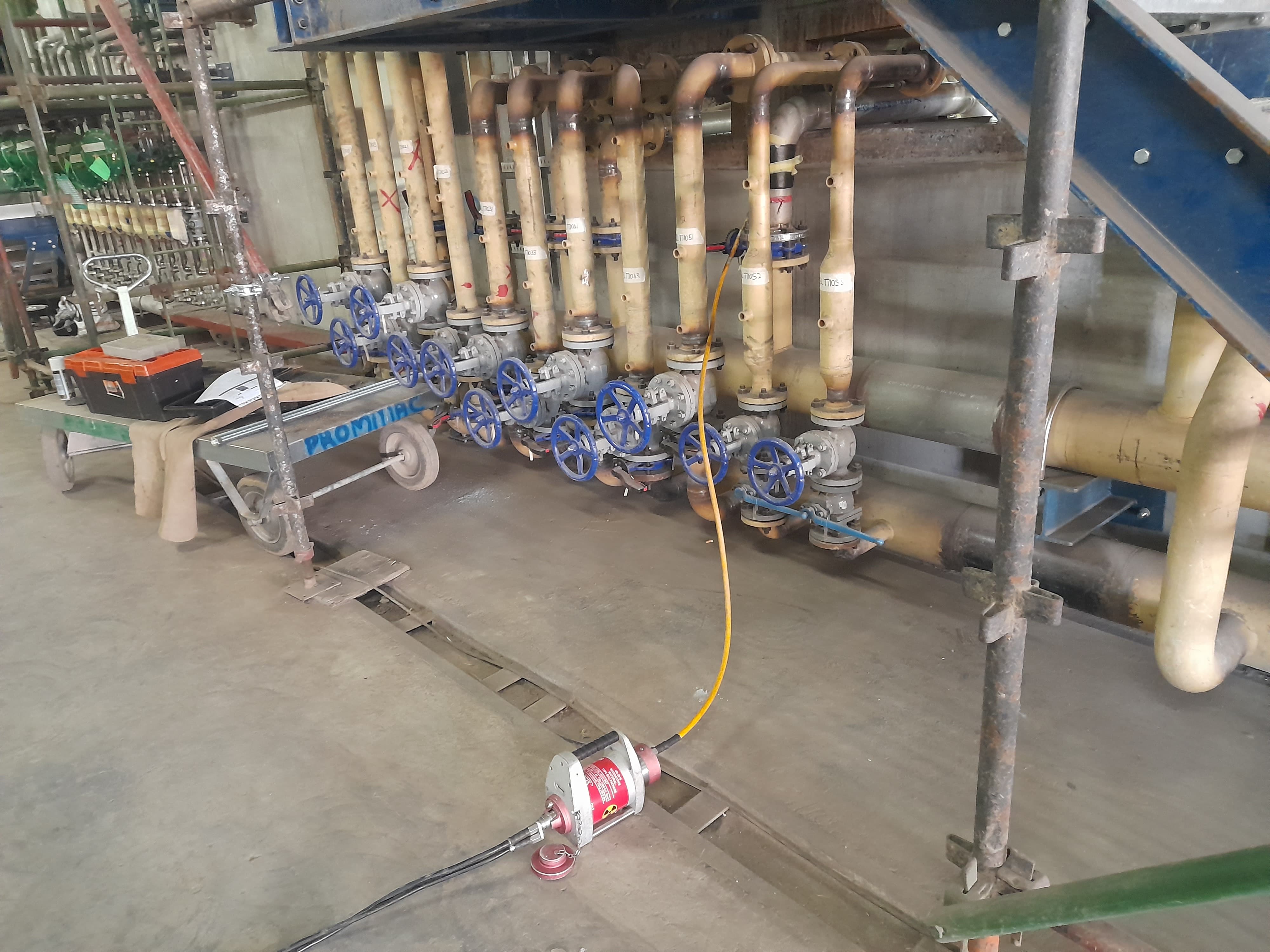 Gamma ray equipment