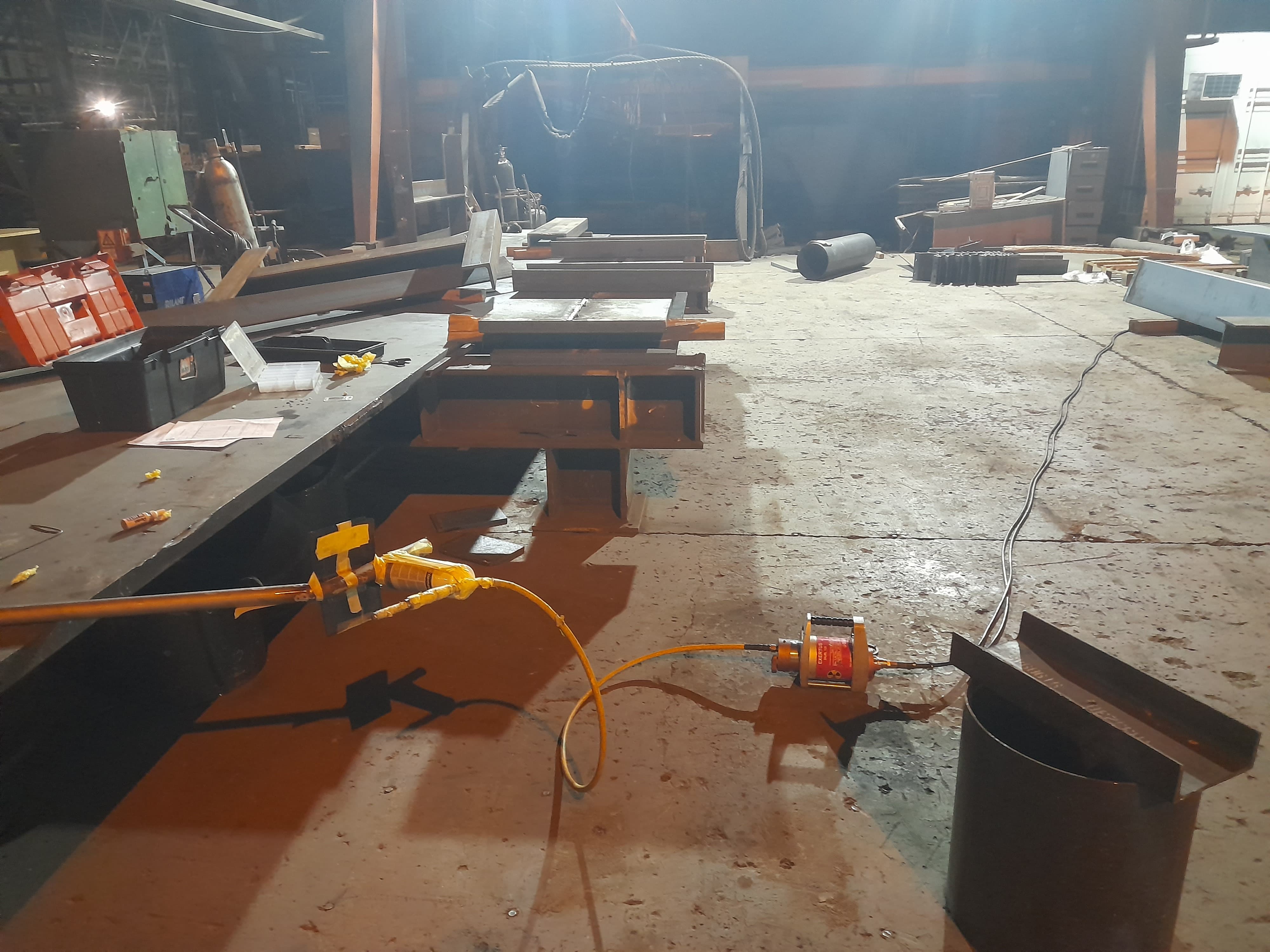 RT pressure vessel inspection
